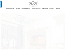 Tablet Screenshot of akan.com.pl